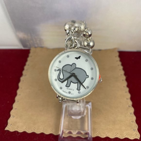 Child's Watch Elephants Always Remember Silver - Picture 5 of 5